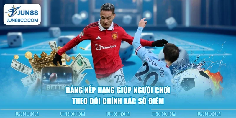 bang xep hang giup nguoi choi theo doi chinh xac so diem bang xep hang giup nguoi choi theo doi chinh xac so diem