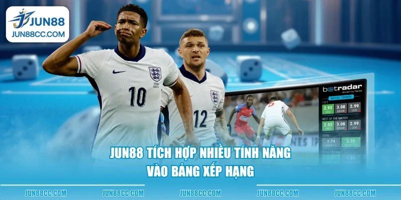 jun88 tich hop nhieu tinh nang vao bang xep hang jun88 tich hop nhieu tinh nang vao bang xep hang